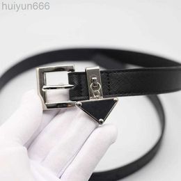 10a topkwaliteit herenontwerperganden voor vrouwen echte lederen damesje jeans riem pin buckle casual riem groothandel cinturones p letter designer driehoek hanger riem