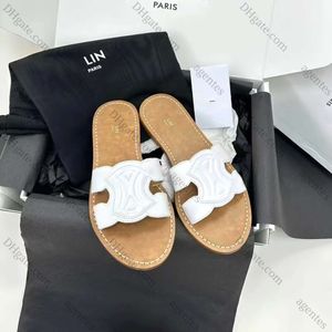 10A Top Quality Summer Sandal Sliders Femmes Mule Luxurys Designer Slide Mode Casual Chaussures Talon Plat Extérieur Noir Marron Pantoufles Plage Piscine Sandale Slipper Box