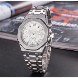 10A Relojes de alta calidad que funcionan con todos los diales Luxury de Watch luxe mens 42mm di lusso movimiento automático funcional completo cronómetro para hombres