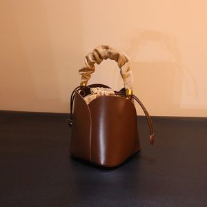 10A Top qualité femmes une épaule bandoulière sac à main designer sac à main en cuir de vachette en relief fourre-tout mode maquillage sacs à main sacs seau