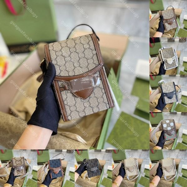 10A Mujeres de calidad superior un hombro bolso cruzado bolso de diseñador bolso de cadena de cuero bolsos cruzados para teléfono bolso de embrague bolso para teléfono móvil billetera totalizador