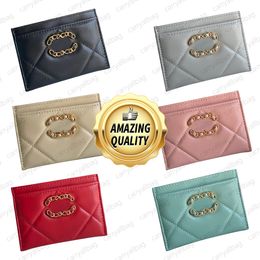 10A Top Calidad para mujer Diseñador Mini Titulares de tarjetas Bolsa Monedero Metal Hardware Caviar Cuero Multi Pochettes Monedero Monedero Bolso de lujo Moda Sacoche Key Bag