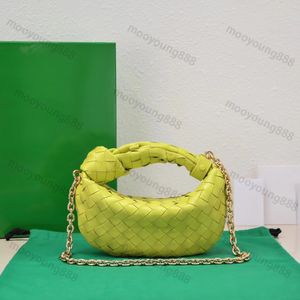 12A Upgrade Spiegel Kwaliteit Designer Chain Jodie Bag 28cm Luxe Dames Echt Lakleer Zwarte Portemonnee Driehoek Rits Handtas Kleine Lamsvacht Hobo Box Boodschappentas