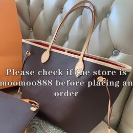 12A All-New Mirror Quality Designer MM GM Shopping Tote Sac Femme Composite Sacs Femmes Génine en cuir Toile de voyage Sac de voyage Luxury