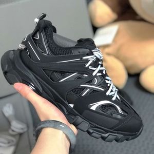 10a con caja de la caja LED 3 30 zapatos de diseño para hombres Mujeres Triple S Luxury Casual Sneakers Extraordinary Designers Plataforma Sneaker Paris Tesss Gomma Leather Mens Train