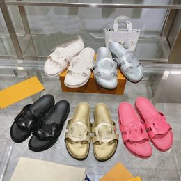 10ANEW Sandales classiques et pantoufles pour hommes et femmes chaussures plage chaussures plates de la taille de concepteur senior 35-45, boîte 10a