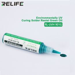 10cc RL 420 Flux de soudage Relife 901 Masque UV Glue Solder PCB Circuit Circuit Bad Board Protect Potte Crom Cream Huile Adhésif