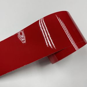 10 cm * 1/2/3/5/6/8/10m Premium Glossy Red Vinyl Vehicle Wrap Film Film Sleet Roll With Air Release Style