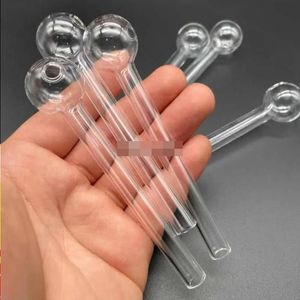 10 CM 12 CM grand pas cher coloré grand Pyrex brûleur tuyau clair verre brûleur à mazout verre Tube verre tuyau huile ongles Cqsum