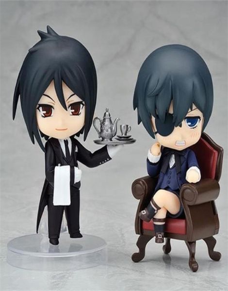 10cm Black Butler Anime Figurine 68 Michaelis 117 Ciel Phantomhive Action Figure PVC Modèle Toys for Children Gift 2108052567614