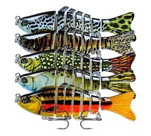 10 cm classique Luria appât en plastique dur leurres de pêche multi-section route de poisson sous-appâts bioniques Hs001 emballage poissons Gear 7 1on B21291819