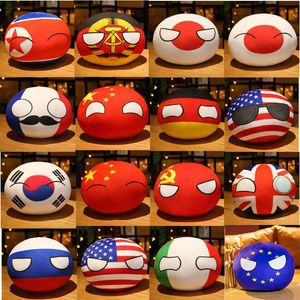 10 cm Country Ball pluche speelgoed POLANDBALL PENDANT Countryball Country Balls Bag hanger Keychain