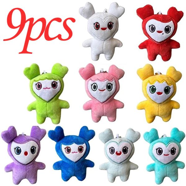 10 cm beaux pour deux fois en peluche coréenne super star toys toys carton animal deux fois momo poupée porte-clés keychain keybuckle cadeaux pour enfants