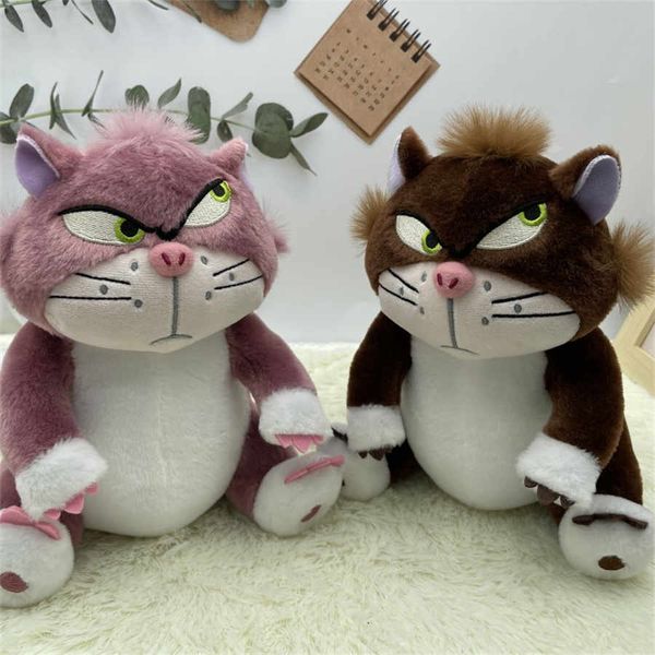 Jouet en peluche chat Lucifer 10cm, poupée animal de dessin animé, oreiller doux pour enfants, cadeau mignon, jouet en peluche