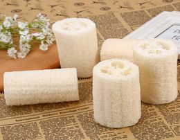 10 cm Loofah Natural Luffa Sponge pour le corps enlevant la peau morte et l'outil de cuisine pinceaux de bain massage serviette de baignade2593685
