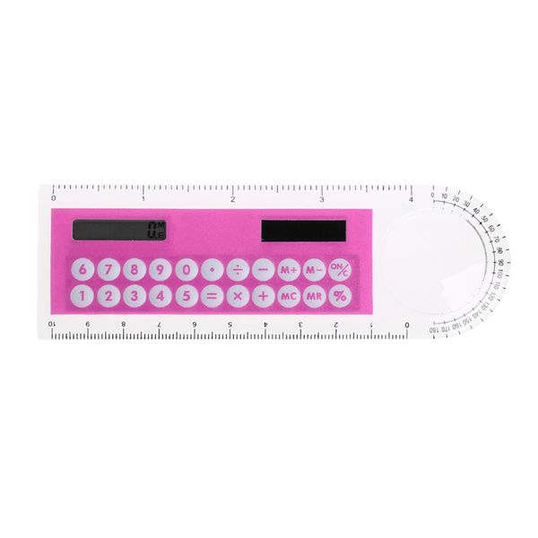 10 cm Règle Mini Calculatrice numérique 2 sur 1