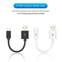 10 cm USB Type C Korte Kabel voor Samsung Galaxy S9 Note 8 9 USB 3.0 Type-C USB C 2A Snel Opladen Datakabel Huawei P10 P40 Pro