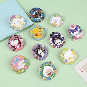10colors Kuromi elf katten melodie email pin schattige anime films spellen harde emailpennen verzamelen metalen cartoon broche backpack hoed tas kraag reversbadges