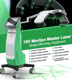 10D diode laser physio afslankmachine 532 nm roterend groen licht koude laser gewichtsverlies vet brandend lichaam beeldhouwapparaat lllt smaragd laser