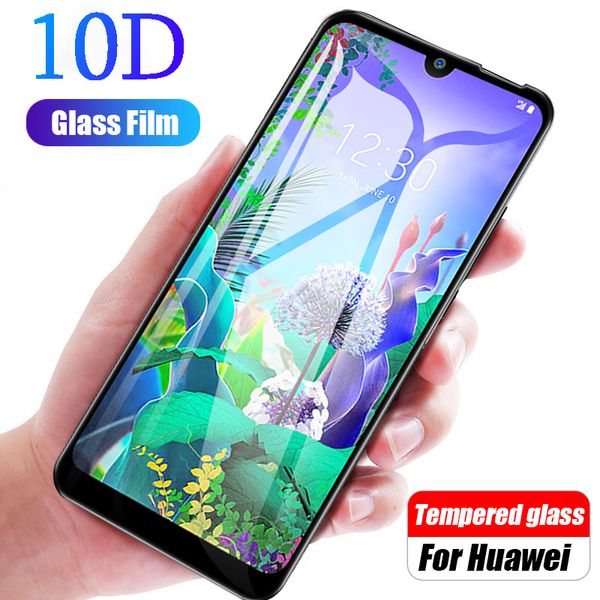 10D pour verre LG Q60 K50 K40 V50 protecteur d'écran en verre trempé sur LG K10 V40 V30 V20 verre sur G8 G6 G7 Film de protection pour téléphone