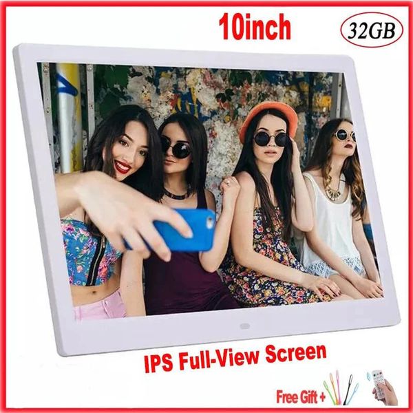 10 indigital Picture PO Frame IPS Full-View Screen PO Album 1280 * 800 Calendrier Calendrier Video Player 240409