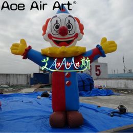 10ft hoge groothandel gigantische 3mH of aangepaste staande opblaasbare cartoonclown voor circuscroup-advertentie of circusevenementen