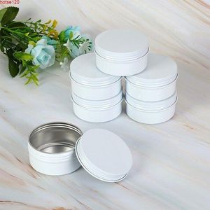 10g 15G 50G 60G VIDE BLANC Aluminium Jar Pot Nail Art Art Makeup LIP Béléchit