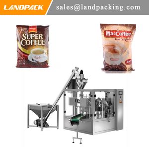 10g ~ 2500g de café en poudre rotatif donnent à la machine de conditionnement de sac l'équipement de remplissage et de scellage de la poche Premade