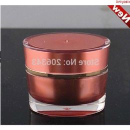 10g ACRYL rode kegelvormige crèmefles, cosmetische container, zalfpotje, cosmetische pot, cosmetische verpakking Beste aantal Bqqgw