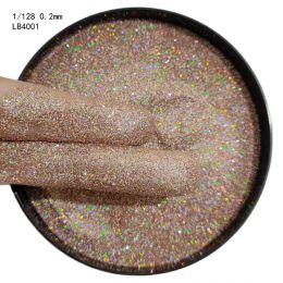 10g/tas Goldsilver nagels glitter laser chroom nagelpoeder cosmetische grade gel Poolse holografische pigment manicure accessoires