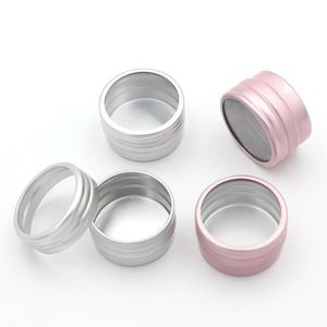 10g vide aluminium bouteille cosmétique étain luxe rond pot en aluminium peut ongles décoration artisanat pot conteneur Dvdqu