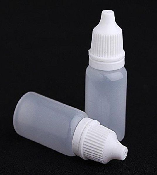 Botella cuentagotas de líquido para ojos de 10g, botella pequeña de plástico para gotas para los ojos, cuentagotas de 10ml, botellas cuentagotas exprimibles de plástico vacías 3674532