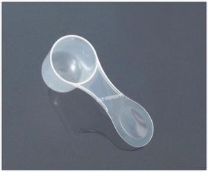 Cuillère HDPE 10g 20ML, outil de mesure en plastique pour liquide poudre médicale transparente 200 pièces OP947B6692591