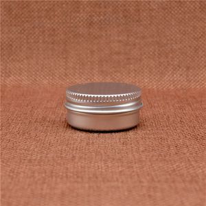 10G Lippenbalsem Kleine Jar Hervulbare Cosmetische Oogcrème Aluminium Container Batom Reizen Set TINs Lege Zilveren Flessen