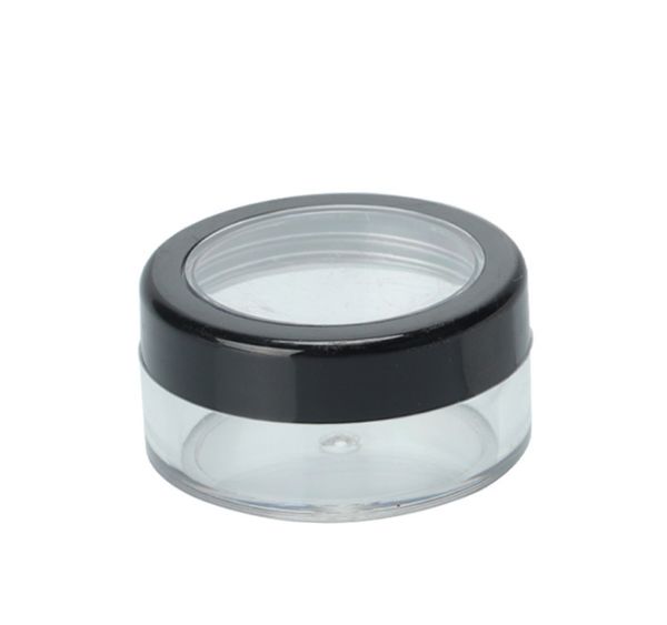 Pot de poudre libre 10g avec boîte d'isolation de tamis rotatif boîtes de récipient de poudre vide boîte de bouffée de poudre de maquillage cosmétique