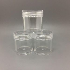 10G ML rond en plastique crème vide pot cosmétique conteneur échantillon pot vitrine emballage cosmétique 10ML mini bouteille en plastique Ejslt