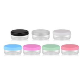 Pot de crème transparent de parfum de 10 g, mini récipient d'échantillon transparent vide de 10 cc, sous-embouteillage de crèmes pour masque/yeux, récipients cosmétiques vides