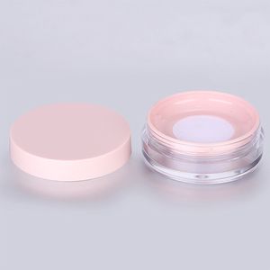 10G Plastic Lege Poeder Case Gezichtspoeder Makeup Jar Travel Kit Blusher Cosmetische Make Containers met Sifter Powder Puff and Deksels