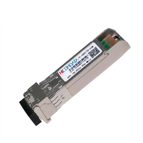 Émetteur-récepteur à fibre optique multimode HICOMDATA 10G SFP+ Duplex LC SFP 850 nm 300 m SFP SR avec commutateur Cisco/Mikrotik/Huawei entièrement compatible