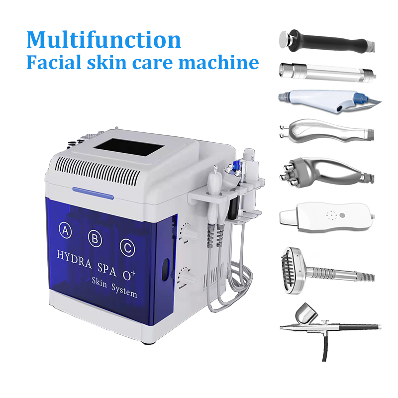 10in1 Máquina de cuidados faciais RF Rejuvenescimento da pele MicrodermoBrasion
