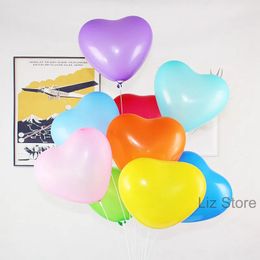 10 pouces en forme de coeur ballon en latex Festival de mariage fête d'anniversaire décoration ballons noël Halloween décor accessoires TH1213