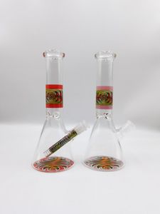 Bong en verre Beacker lourd de 10 pouces, joint de 14 mm avec tige inférieure et bol