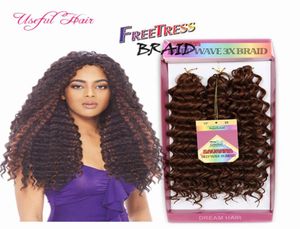 10 inch Tress Preloop Haak Haarextensions Braziliaanse haarbundels vooraf gelopen Savana Jerry Curly Synthetic Braiding Hair voor 2301063