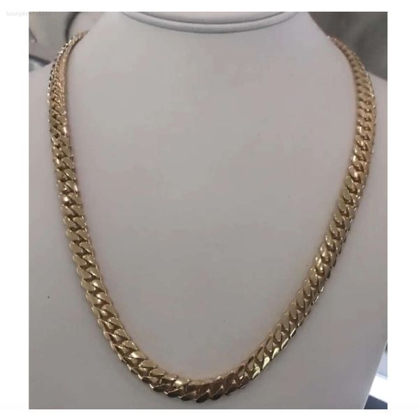 10k 14k 18k 22k 24k Solid Gold Chain Designs Gold Chain Design Cubains Miami Goldcuban Chain États-Unis d’Amérique Canada États-Unis