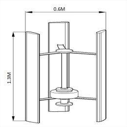 Générateur d'éoliennes de 10 kW alternative alternative à l'énergie libre éolienne Power Maglev 12V 24V 48V