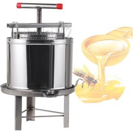 Presseur de cire d'abeille en acier inoxydable, 10l, extracteur de miel, équipement pour l'apiculture, Machine de presse à cire de miel, seau à quatre pattes