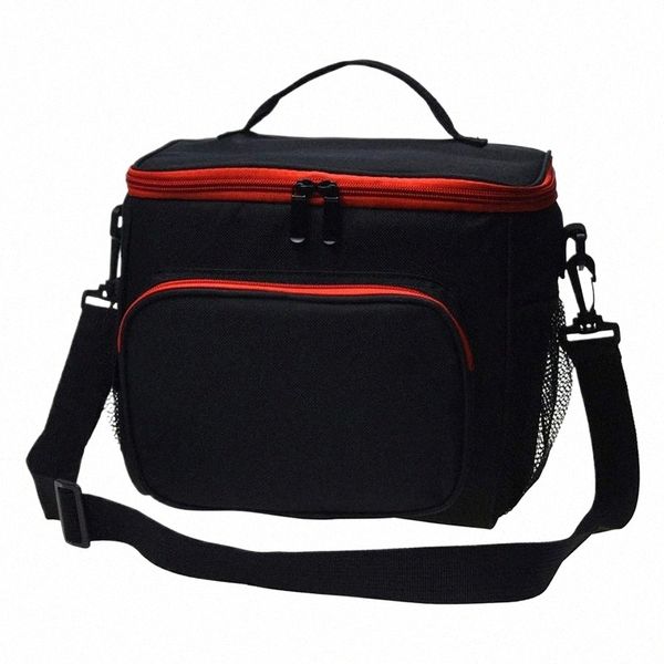 10l Bolsas térmicas con aislamiento térmico Mujeres Hombres Picnic Almuerzo Bento Bolso Viajes portátiles Comida Ctainer BBQ Comida Paquete de hielo y9gT #