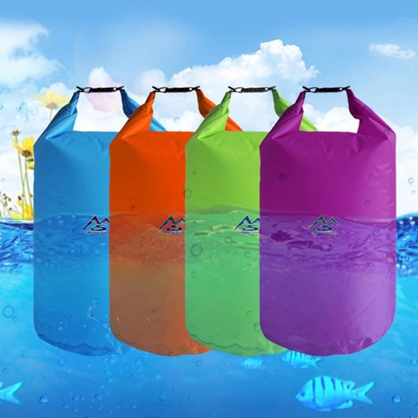 Bolsa seca impermeable de 10L, bolsa de gran capacidad, bolsas secas, paquete para acampar, nadar a la deriva, Rafting, RiverTrekking Bag