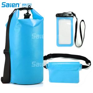 10L Waterdichte Dry Bags Set - Met Slot Seals, Afneembare Schouderriem, Taille Pouch Phone Case / kan in water worden ondergedompeld