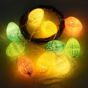 10leds Pasen-decoratie voor Thuis Ei Konijn LED String Light Pasen Bunny Fairy String Lights Wedding Party Ornament